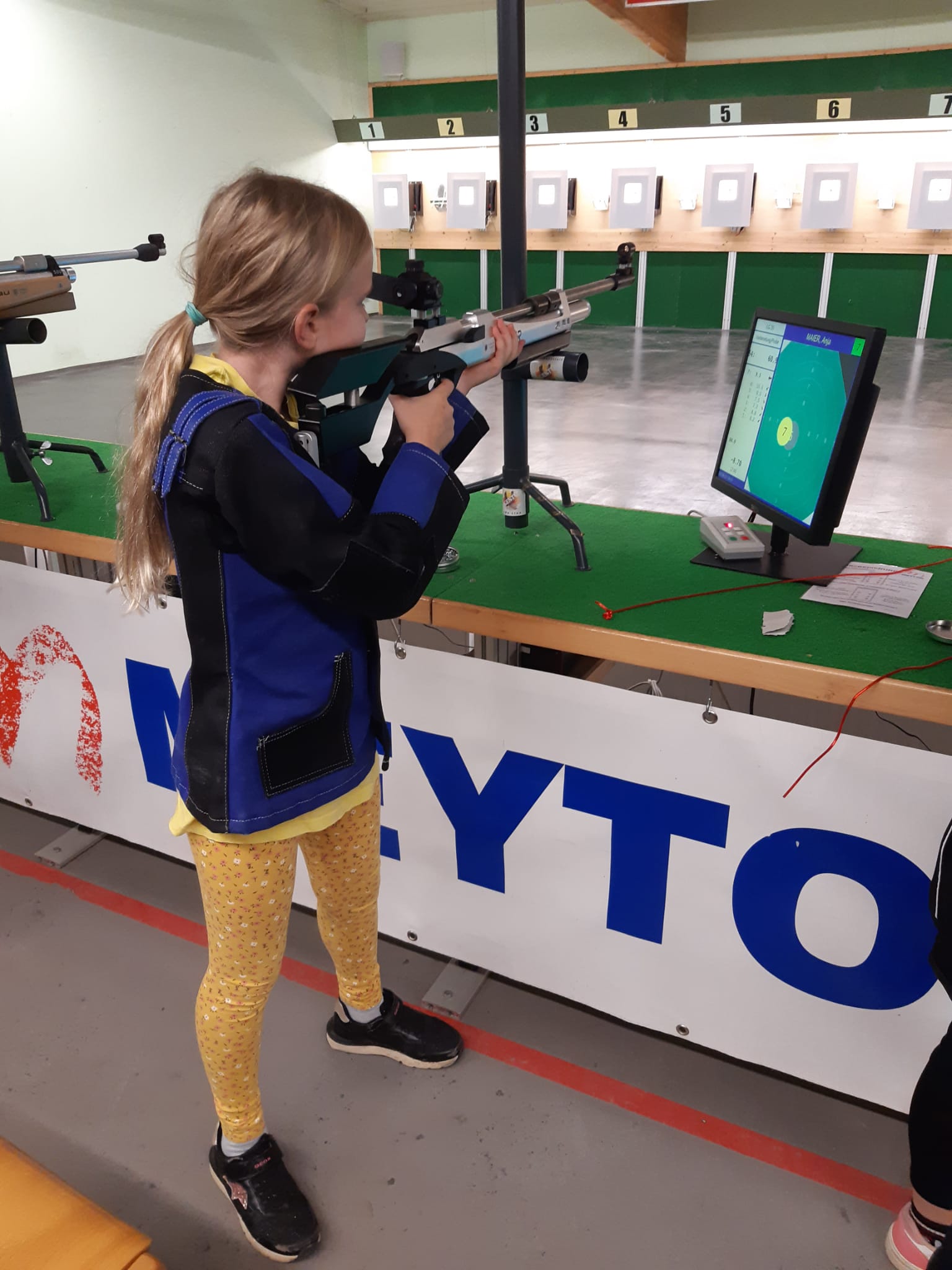 Anja Maier beim Wettkampf