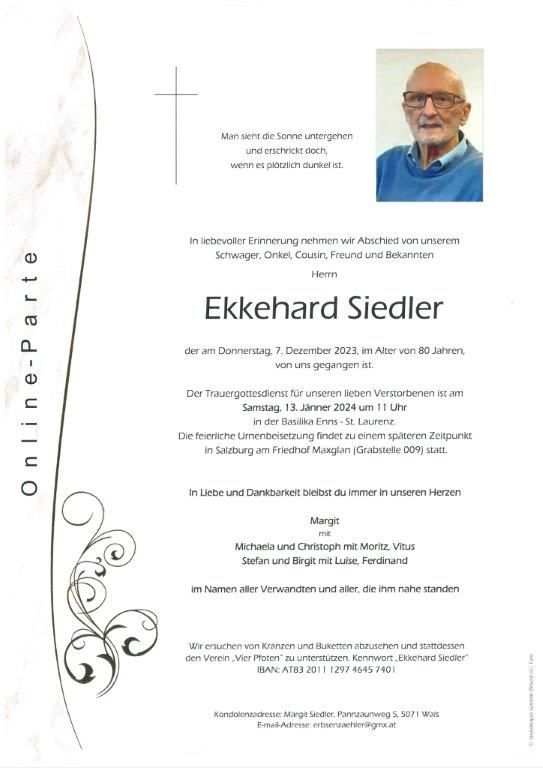 Parte "Ekkehard Siedler"